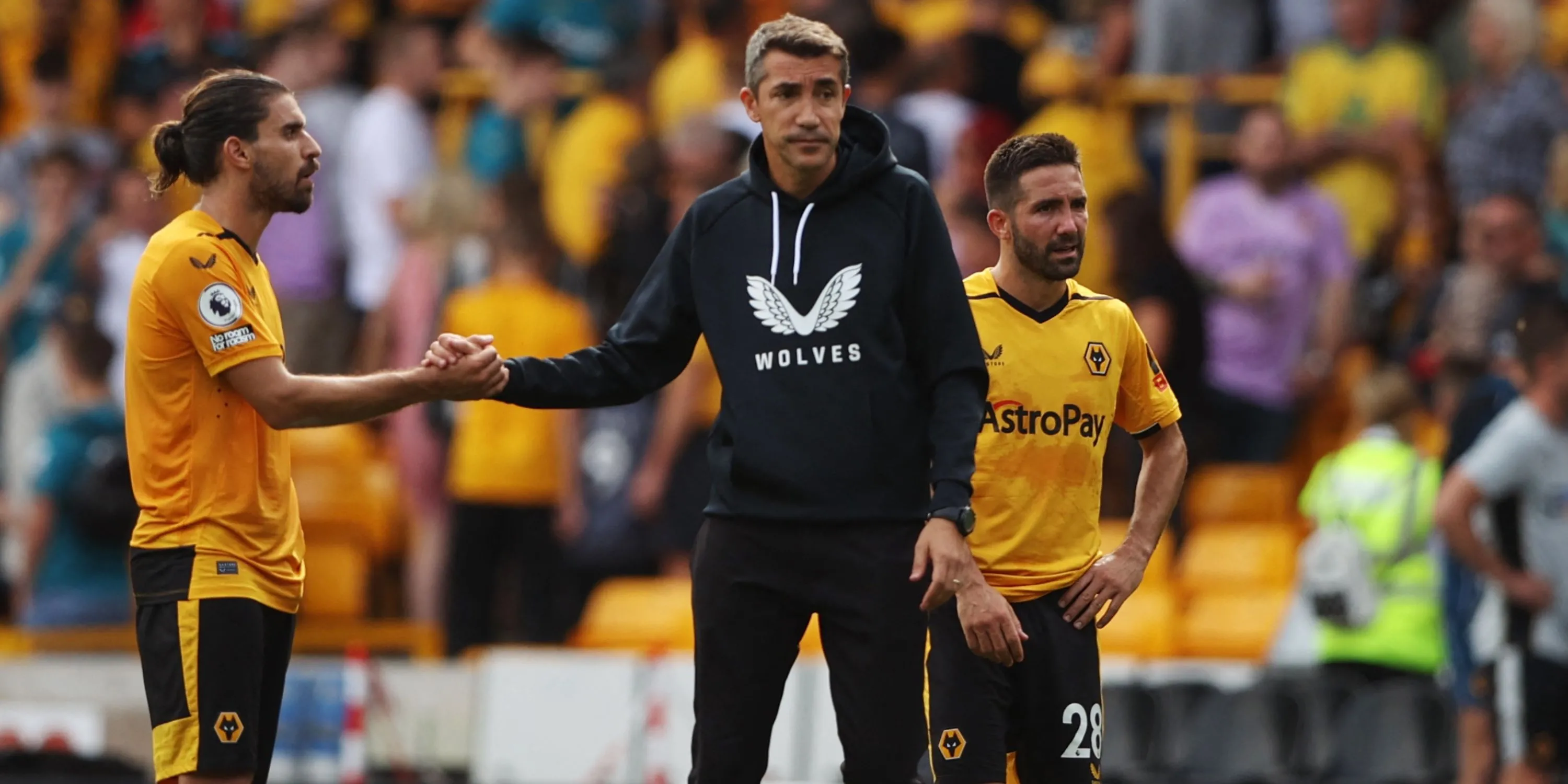 Bruno Lage cùng Rúben Neves tại thời kỳ Wolves