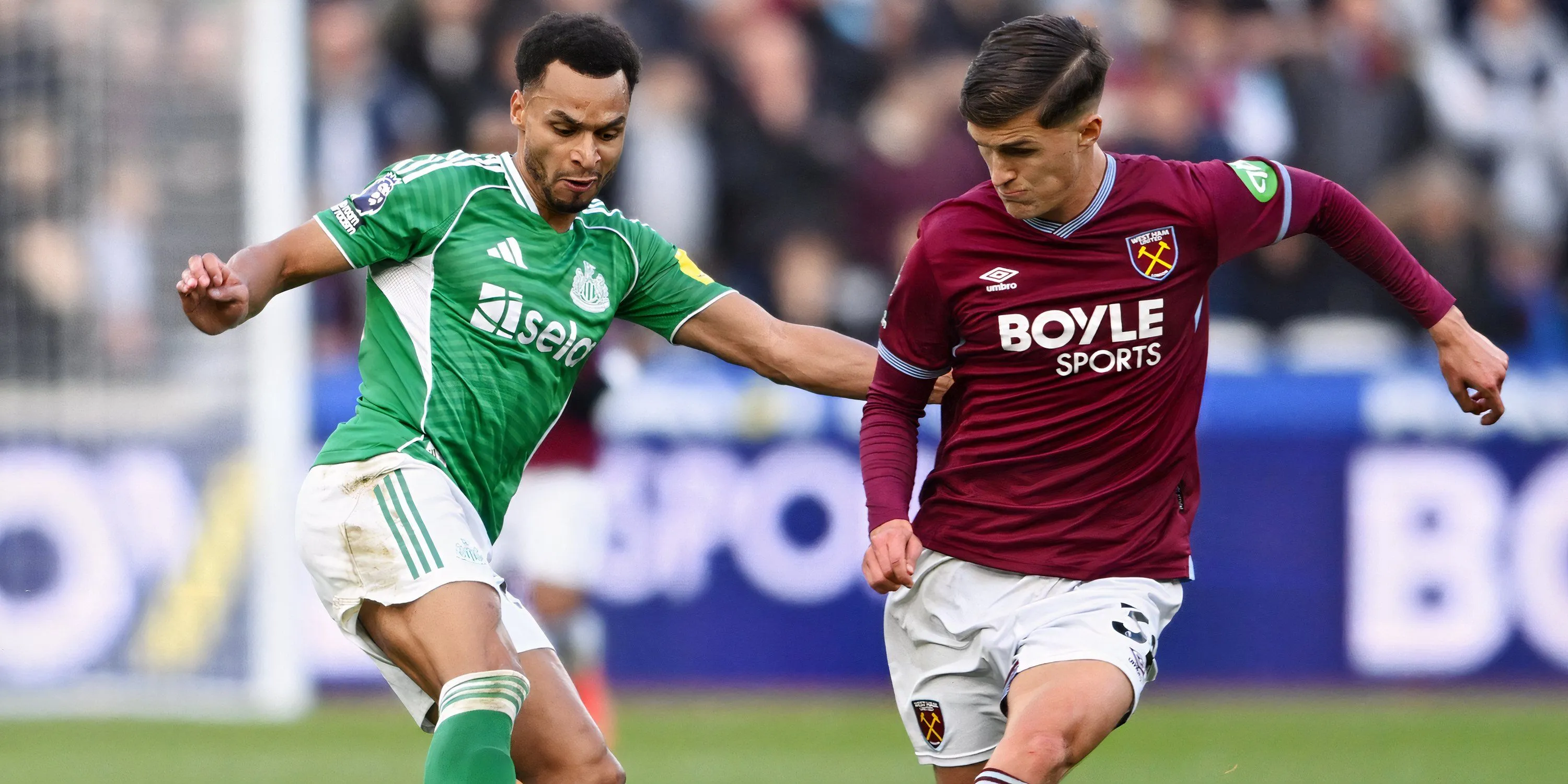 Freddie Potts thi đấu xuất sắc trước Newcastle United với biểu hiện tự tin và kỹ thuật tuyệt vời