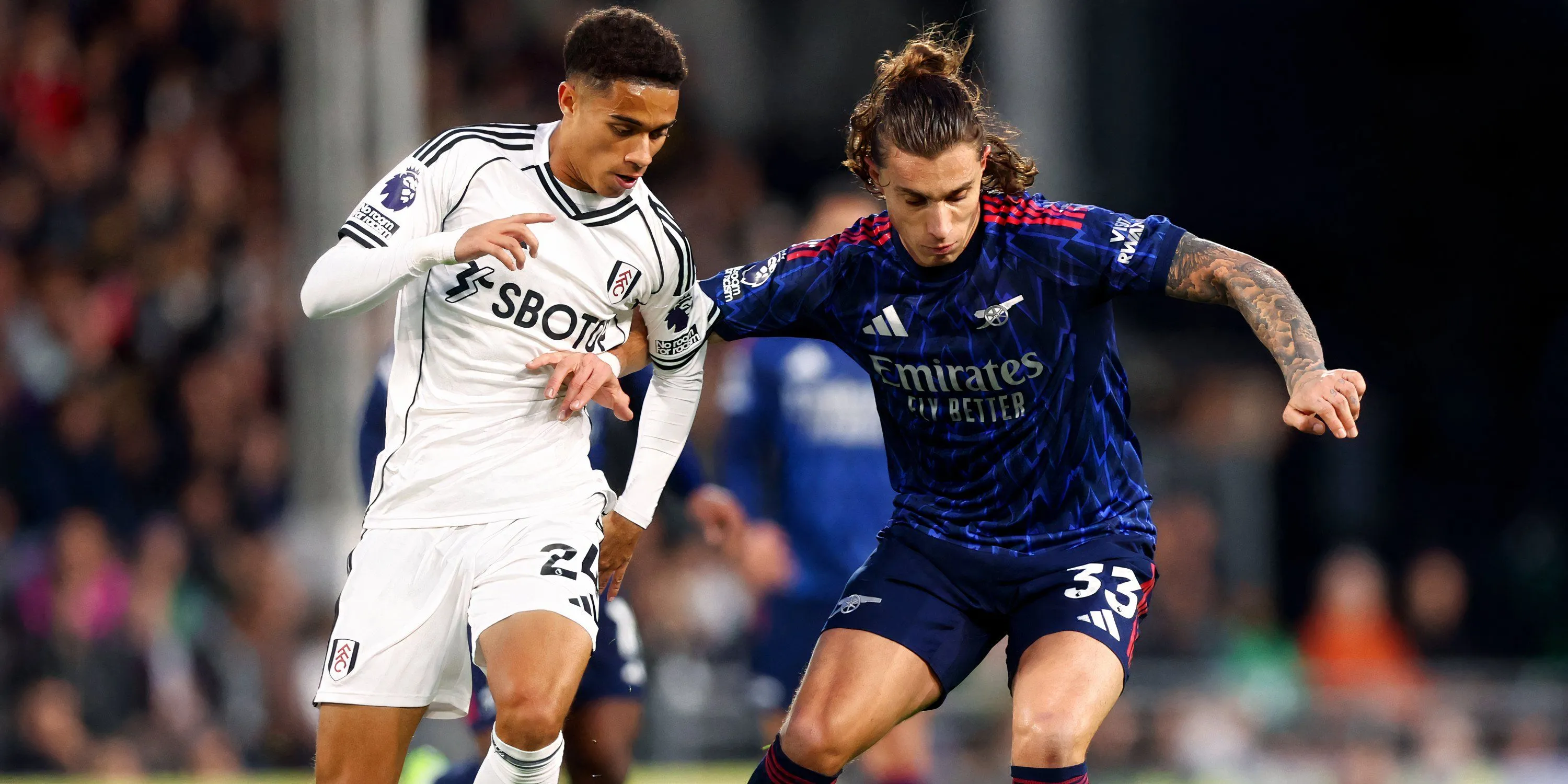 Gabriel Magalhães thể hiện kỹ năng phòng ngự xuất sắc cho Arsenal tại Premier League